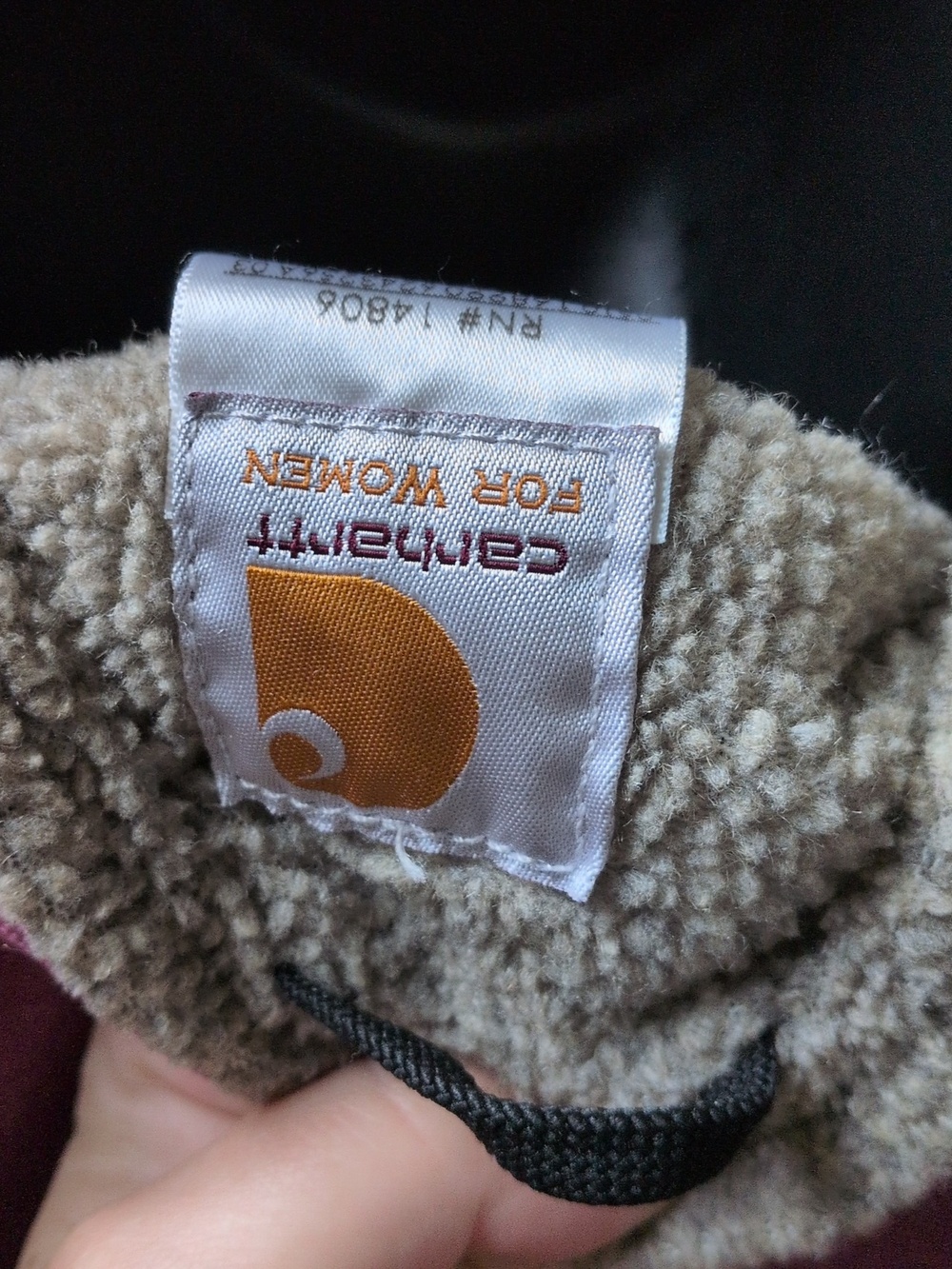 ✨ Carhartt Vintage Duck Vest In Pink Rose Mauve Size Xs - Picture 6 of 8